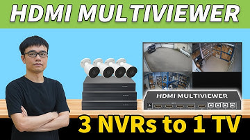 Watch 3 NVRs on a Big TV | Multi-NVR viewer Setup for IP Cameras & Security Systems