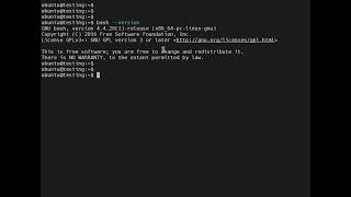 How to check bash command version in Ubuntu? Profile