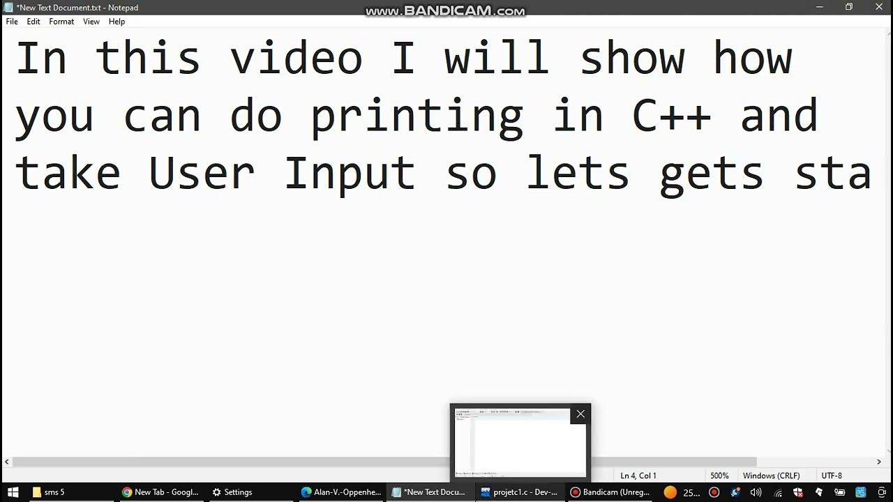 How to take user input in C++ | displaying on console - YouTube