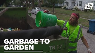 Company transforms food waste into soil with curbside composting service