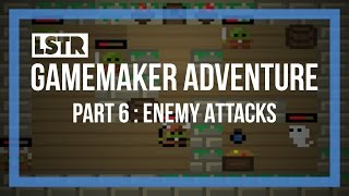 GameMaker Top Down Adventure Part 6 : Enemy Attacks