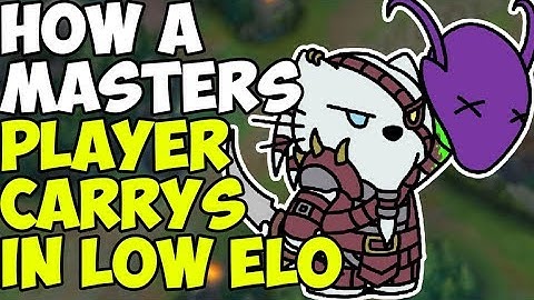 How A Masters Player Carries Low Elo!