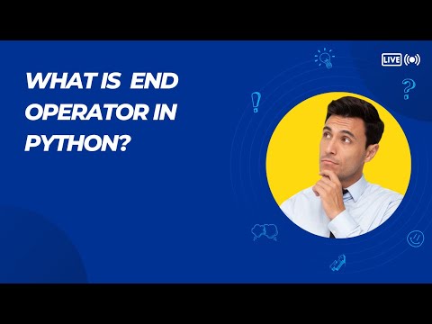 end parameter in Python.