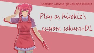 Play as my custom sakura (oc  Weapon DL)