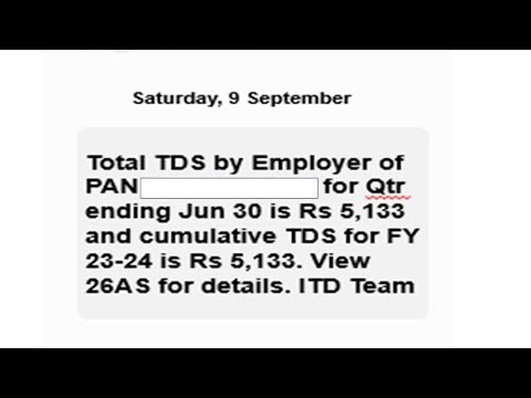 Total TDS By Employer Of PAN