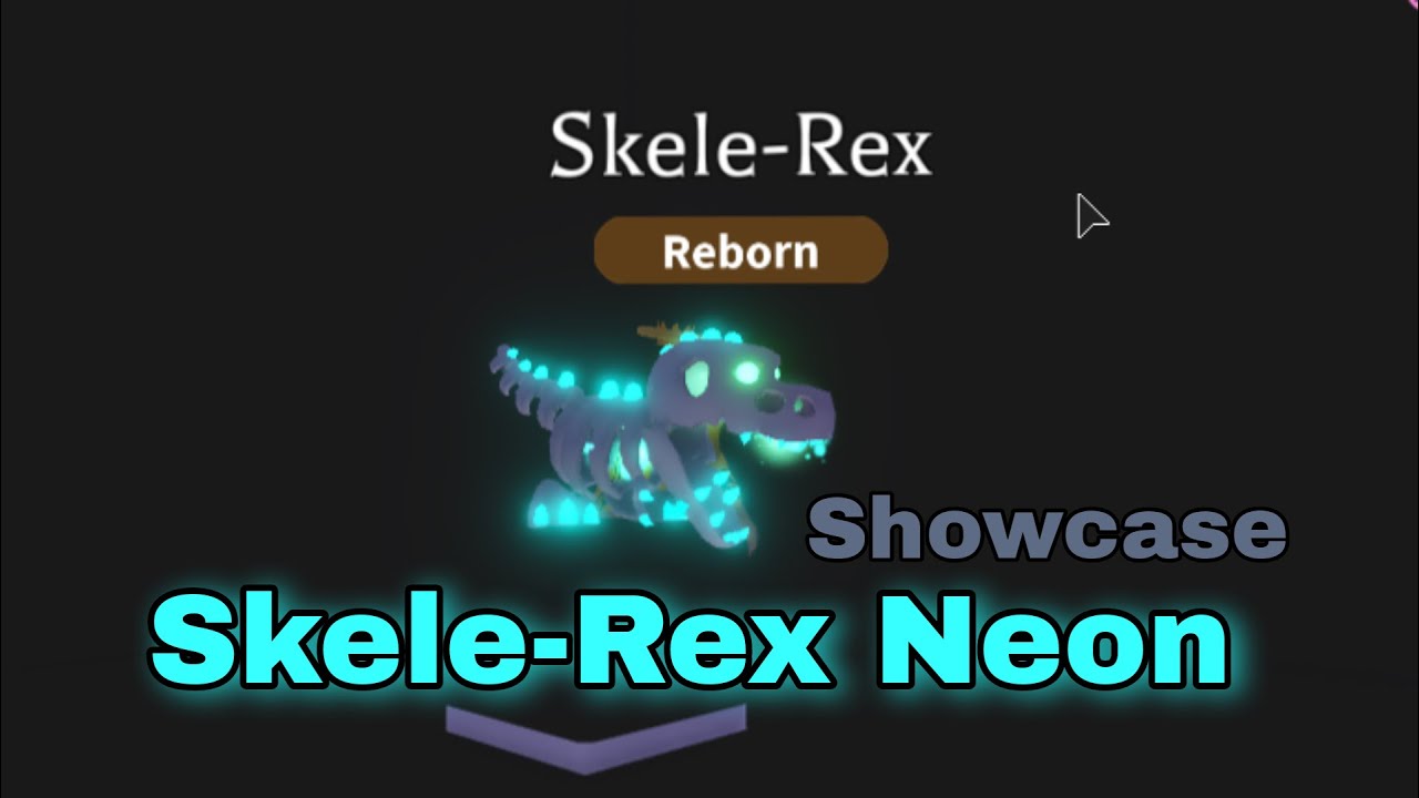 Neon Skelerex Showcase Adopt me YouTube