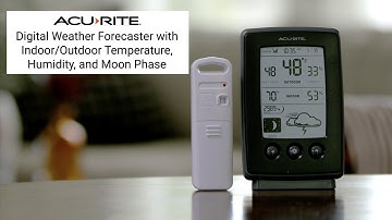 Digital Weather Forecaster with Indoor/Outdoor Temperature Product Features