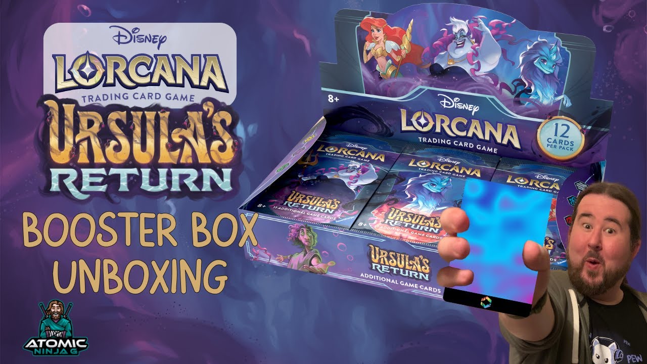 lorcana ursula booster box Disney TCG: Ursula's Return  Japanese  PokeUnlimited or legendary rarity Ursula's Return BOOSTER BOX OPENING