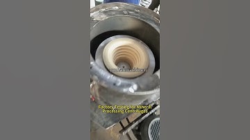 The processing capacity of this centrifuge is 250-1000 kg/h#centrifuge #mineralprocessing#goldmining