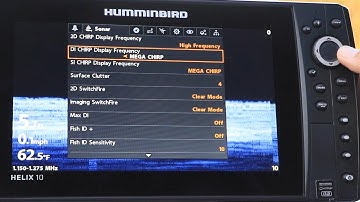 Humminbird HELIX How To: Down Imaging (DI) Frequency