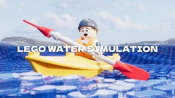 How to Make a LEGO Brick Ocean Simulation in Blender