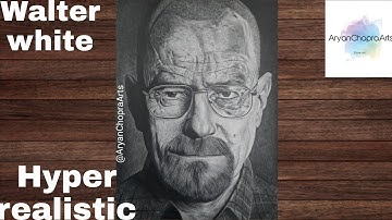 Drawing hyper realistic Walter white|Timelapse 😀