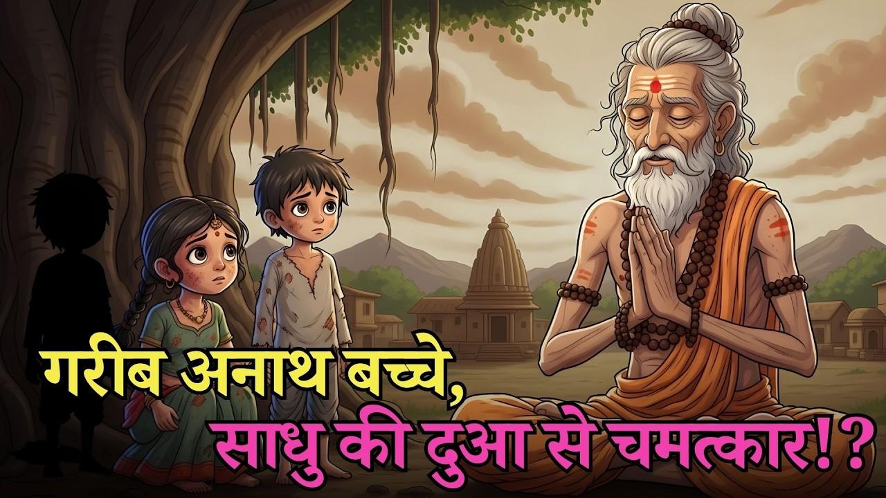 एक साधु की प्रार्थना ने बदल दी दो अनाथ बच्चों की किस्मत | दिल छू लेने वाली भारतीय लोककथा!
