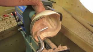 wood turning # 49 mystery crotch apple bowl