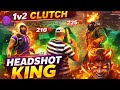 1v2 Custom Headshot 😈🔥 Insane Clutch Gameplay | ᴘʀɪᴍᴇㅤㅤᴅємσи
