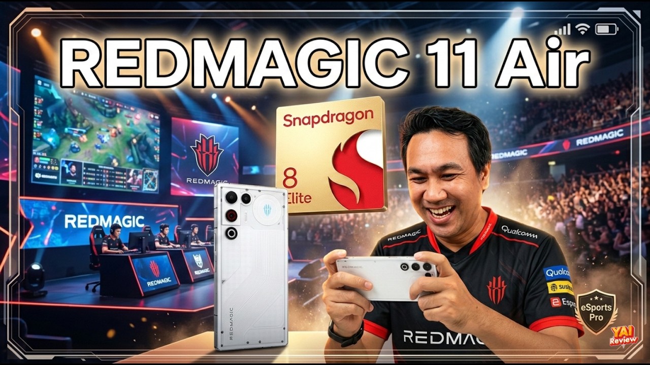 รีวิว REDMAGIC 11 Air ท้าชนทุกรุ่น สเปคแรงจริง เอาอยู่ทุกเกมส์