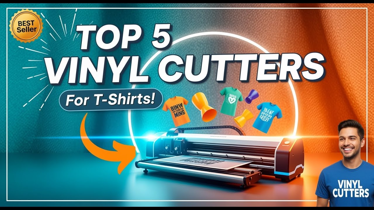 ТОП-5 лучших плоттеров для резки винила на футболках 2026 года | Идеальное оборудование для вашег...
