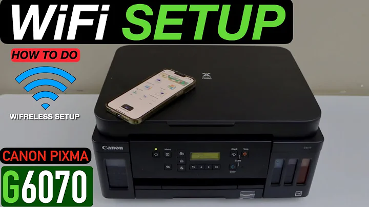 Canon Pixma G6070 WiFi Setup, Add in SmartPhone for Wireless Print & Scanning.