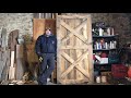 HOW TO BUILD RUSTIC PINE BARN DOORS  - a simple, easy DIY project for the woodworking beginner!