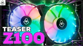 Teaser Kit Ventoinhas Mancer Z100 Rgb 3X120Mm Com Controladora
