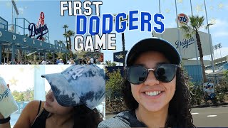 First Time at Dodgers Stadium Vlog | Los Angeles Dodgers vs. San Francisco Giants | Baseball Game