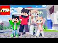 Trapping My Family in a LEGO WORLD in Minecraft!