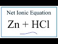 Net Ionic Equations and Ionic Charges