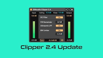GMaudio Clipper 2.4 - Better Anti-Aliasing & New Features (Max For Live - Examples)