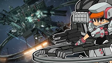 Balteus Girl Missile Rave. (Armored Core 6 animation)