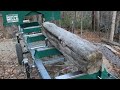 Milling a driftwood log ✔️