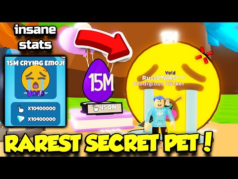 TAPPING GODS FINALLY UPDATED AND I GOT THE RAREST 15M SECRET PET!! (Roblox)