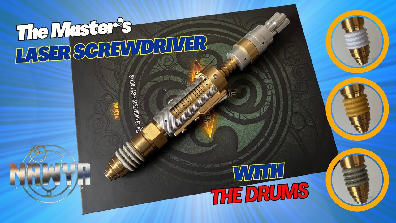 nawya ソニックスクリュードライバー NEW Nawya Replicas - The Master's LASER Screwdriver Full Review