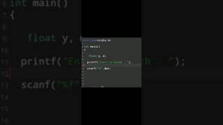 #25 | C programming Basics | Coding Exercise26  #shorts #clanguage