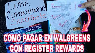 How to pay at WALGREENS with REGISTER REWARDS (Catalinas)