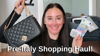 Everything I Bought for My 3 Month Italy Trip