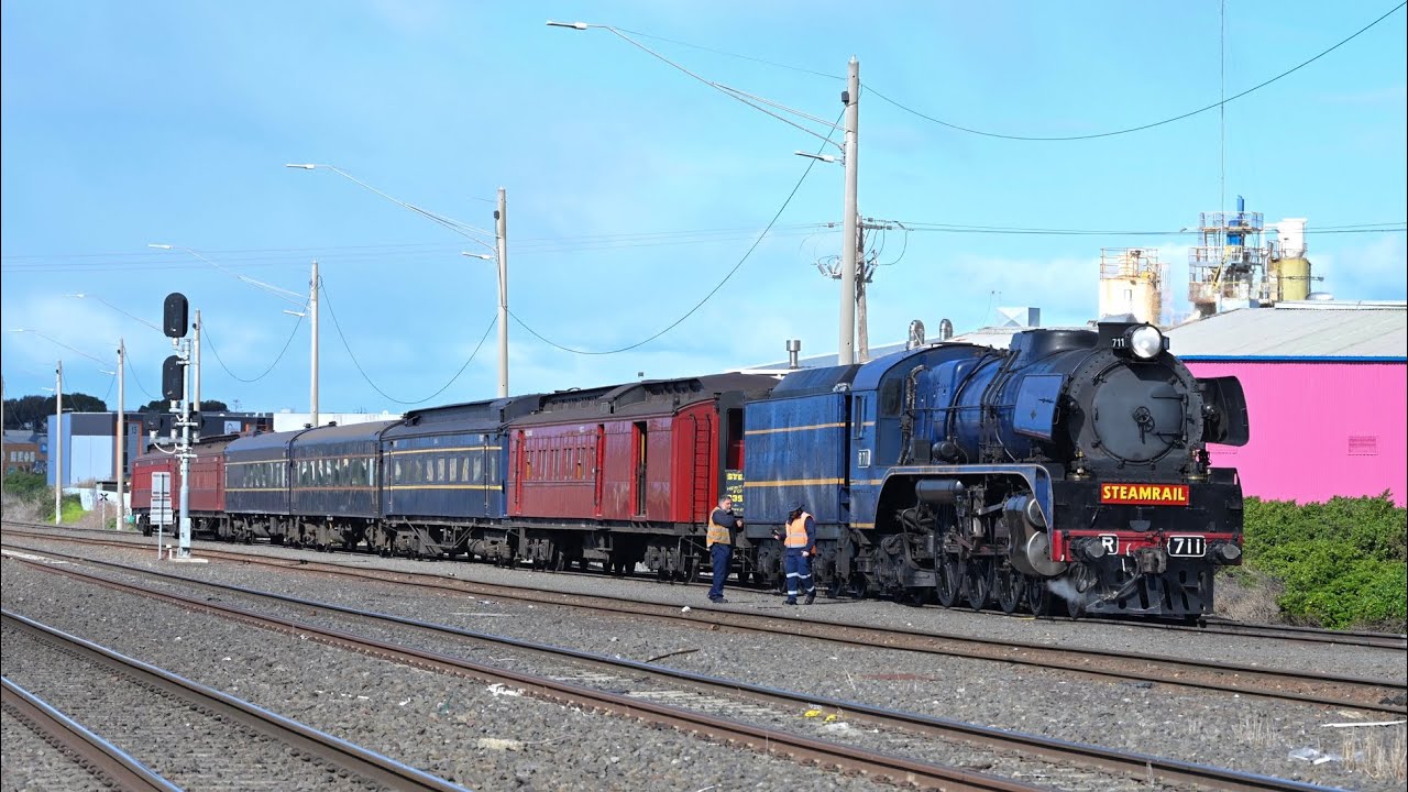 Steamrail's 2nd Eureka Express & 707 Operations The Grainlander