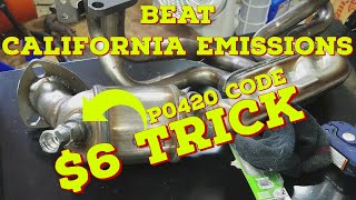 How to beat a P0420 Code for $6 (Using 48 State cats on a California Emissions Car)