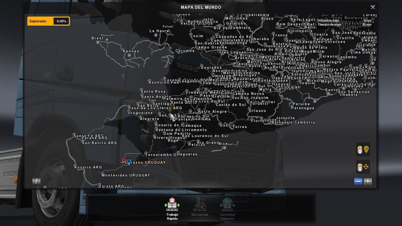 mapa brasileiro euro truck simulator 2 1.3.1 mapa brasileiro euro truck simulator 2 1.3.1