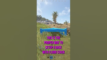 juiste manier om een vloerstapelbasis te bouwen #rust #rustgame #rusttips #rustconsole