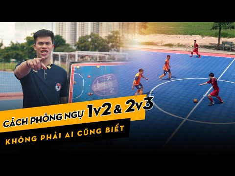 HƯỚNG DẪN PHÒNG NGỰ 1v2 và 2v3 Trong Futsal | How To Defend 1v2 & 2v3 in Futsal | Nguyen Dac Huy