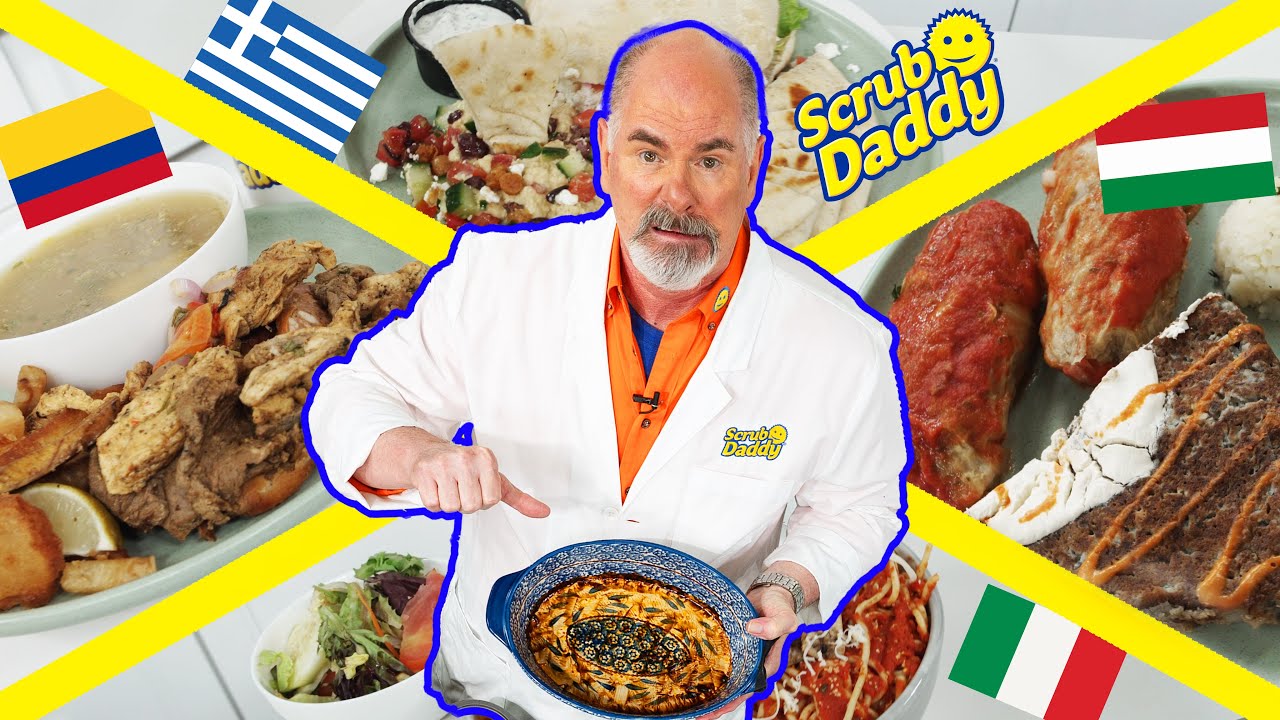 two-epic-battles-using-a-dish-daddy-scrub-daddy-summer-games-youtube