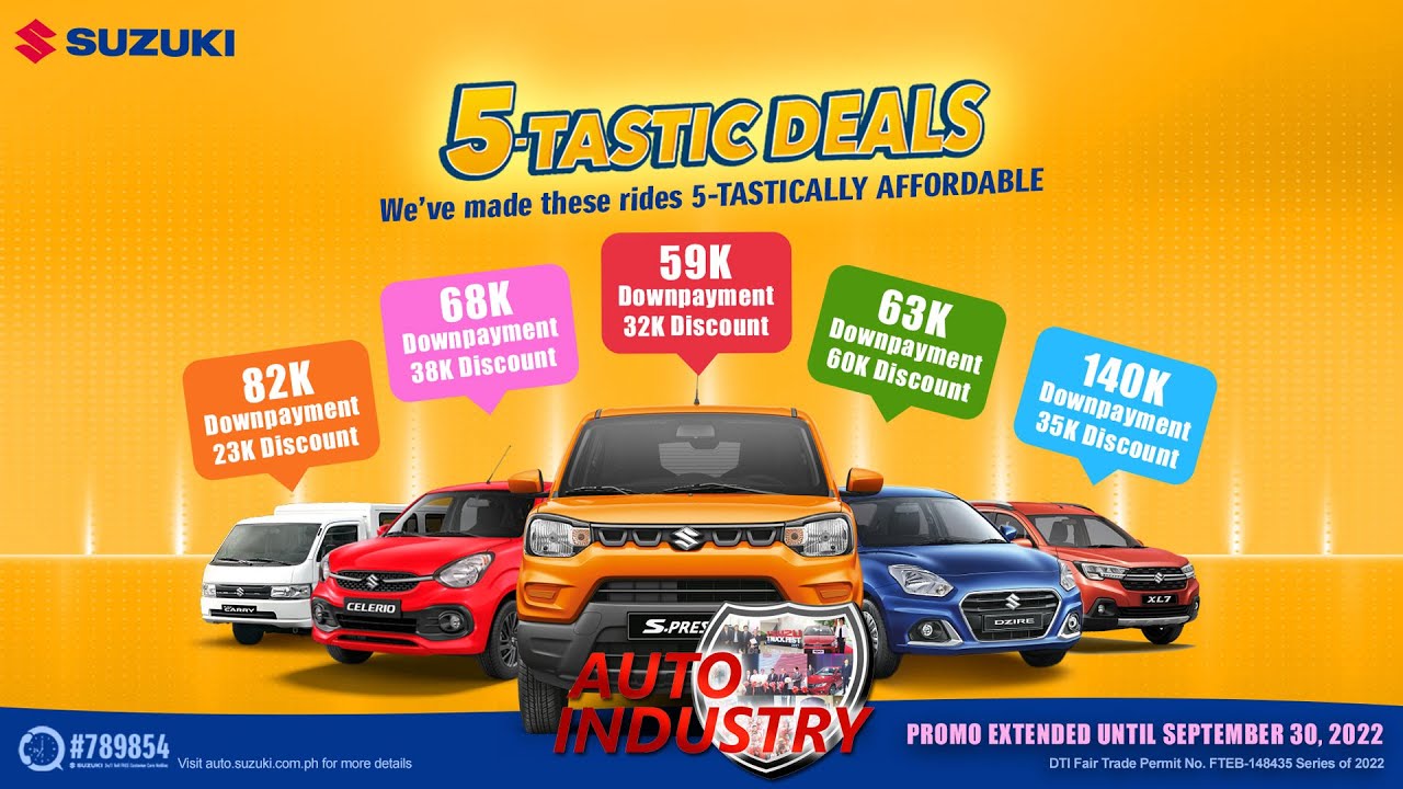 Suzuki Extends 5Tastic Deals Auto Industry News YouTube
