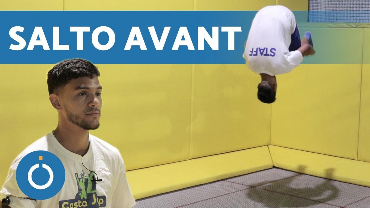 Comment FAIRE du TRAMPOLINE - SALTO AVANT sur un trampoline - YouTube
