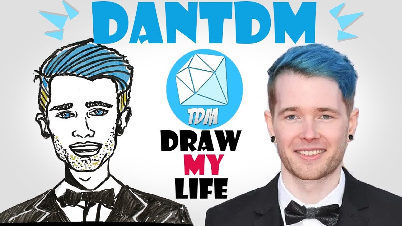 8. DanTDM's Dark Blue Hair in Real Life - wide 6