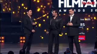 Salman Khan teases Karan Johar at awards very funny  video