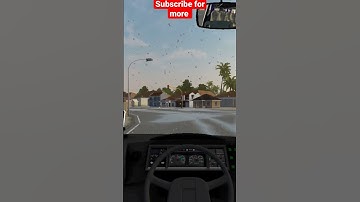 #shorts | Setra Nusgem V2 bus mod for bussid | Rainy season aa gya | Android game | 3d game | bus
