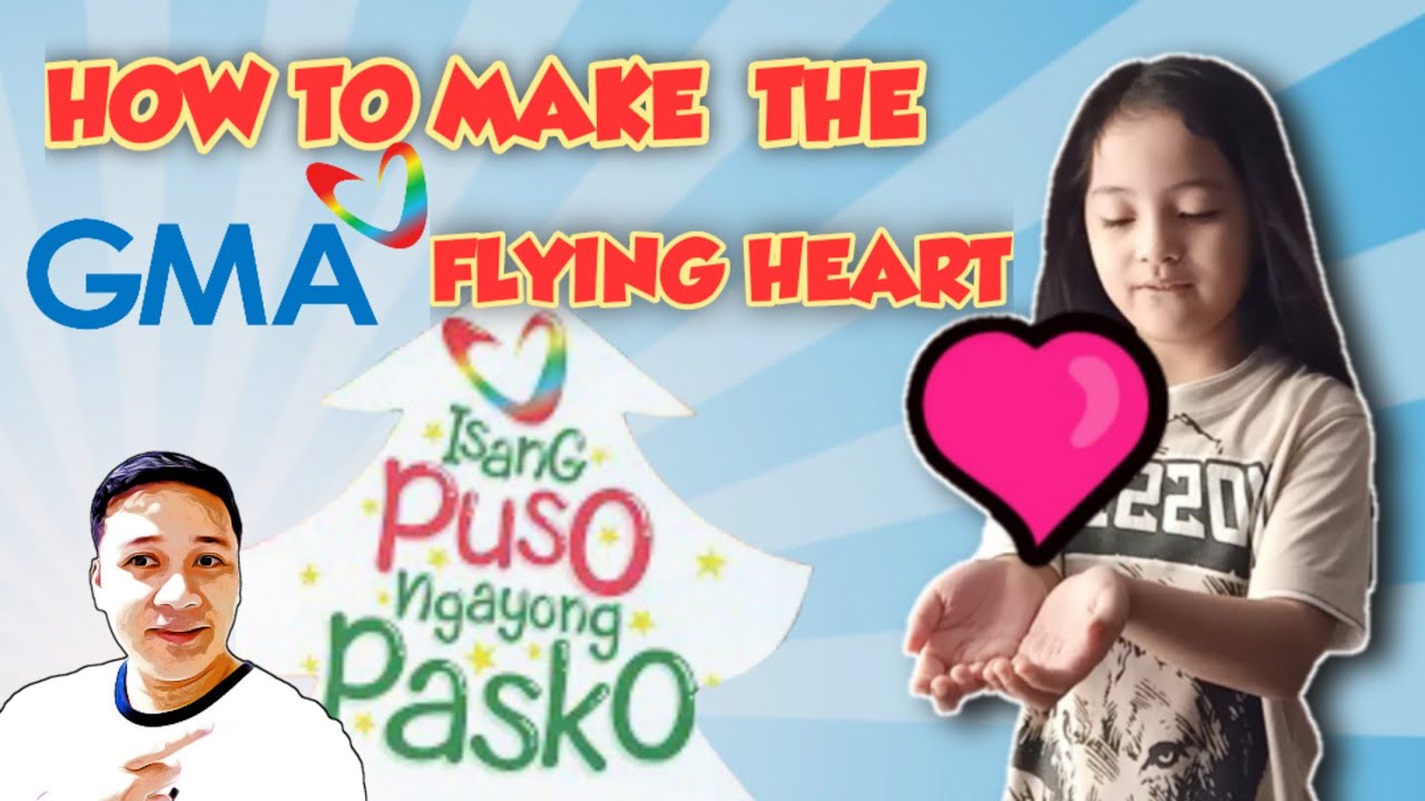 Making the GMA flying heart using Kinemaster 2020 