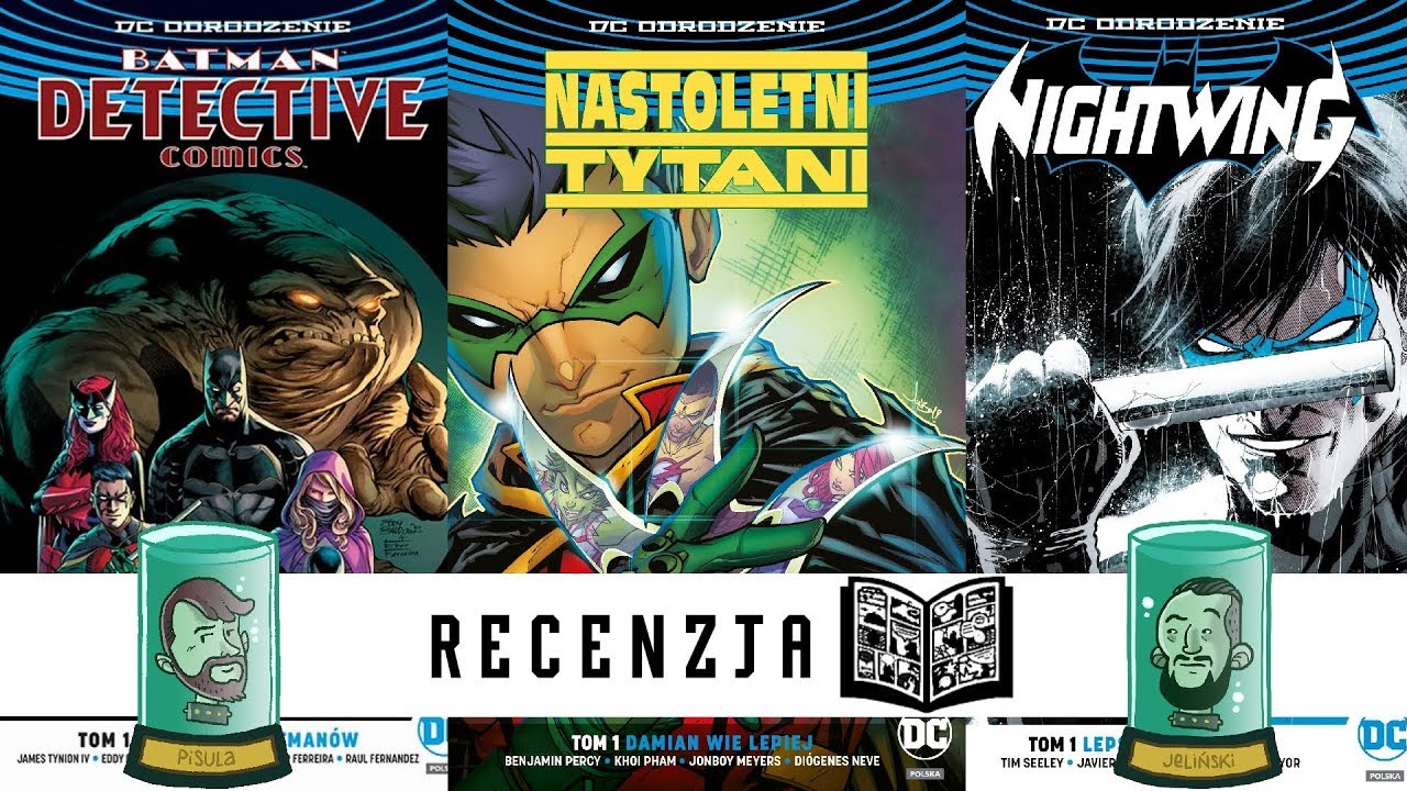 animacje urodzinowe DC Odrodzenie: Batman Detective Comics, Teen Titans, Nightwing [RECENZJA KOMIKS]