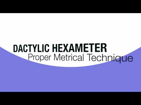 Dactylic Hexameter