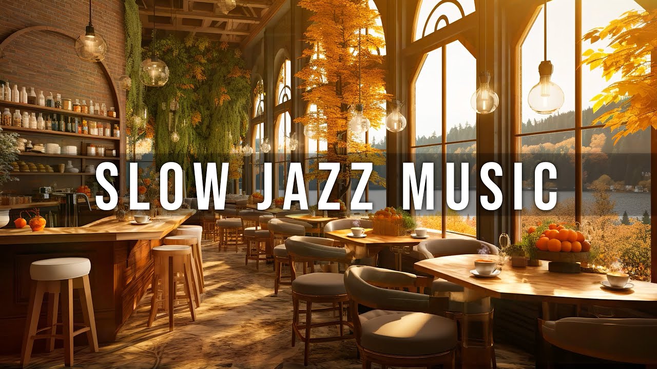 Cozy Coffee Shop Ambience & Slow Jazz Music - Background Instrumental ...